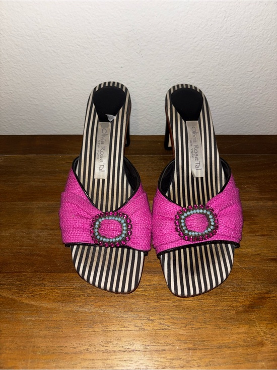 Olivia Rose Tal Shoes - Olivia Rose pink slides